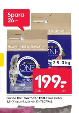 PURINA ONE torrfoder, katt