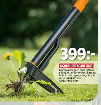 Fiskars Ogräsupptagare