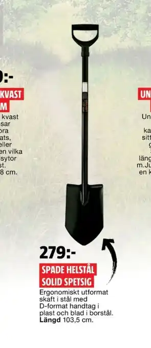 Bauhaus Solid Spade erbjuda