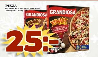 Nelins Pizza erbjuda