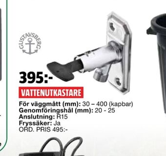 Bauhaus Gustavsberg Vattenutkastare erbjuda