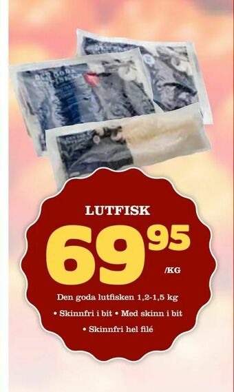 Nelins Lutfisk erbjuda
