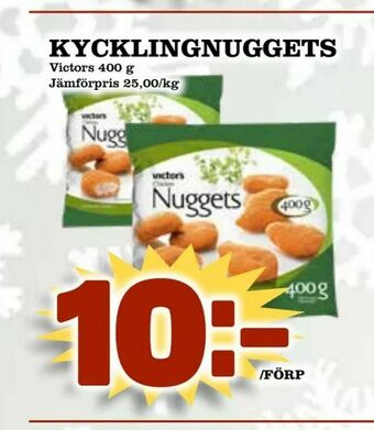 Prisma Mat Kycklingnuggets erbjuda