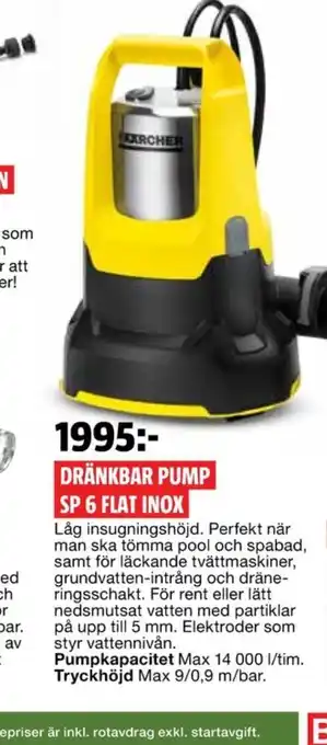 Kärcher Dränkpump