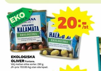 Stora Coop Ekologiska oliver erbjuda