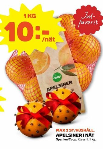 Stora Coop Apelsiner i nät erbjuda
