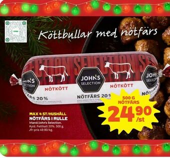 Stora Coop Nötfärs i rulle erbjuda