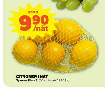 Stora Coop Citroner i nät erbjuda