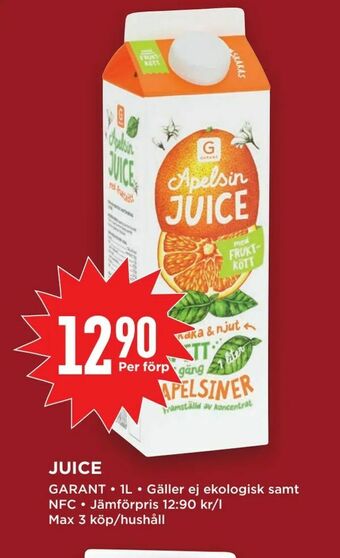 Willys Juice erbjuda
