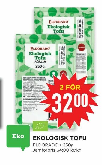 Willys Ekologisk tofu erbjuda