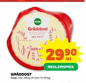 Stora Coop Gräddost erbjuda