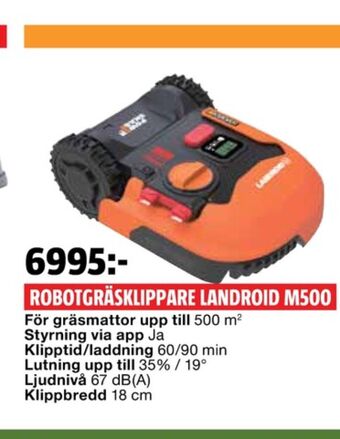 Bauhaus Worx Robotgräsklippare erbjuda