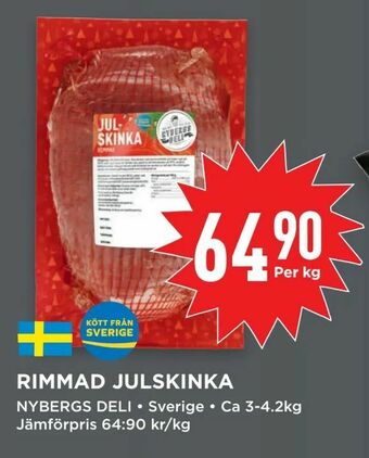 Willys Rimmad julskinka erbjuda