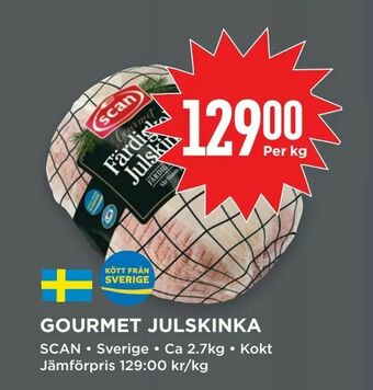 Willys Gourmet julskinka erbjuda
