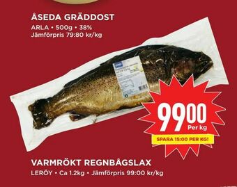 Willys Varmrökt regnbågslax erbjuda