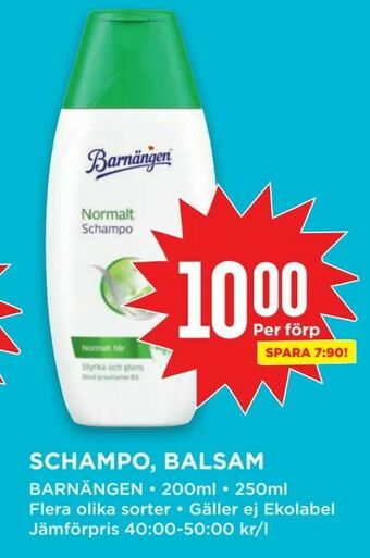 Willys Schampo, balsam erbjuda