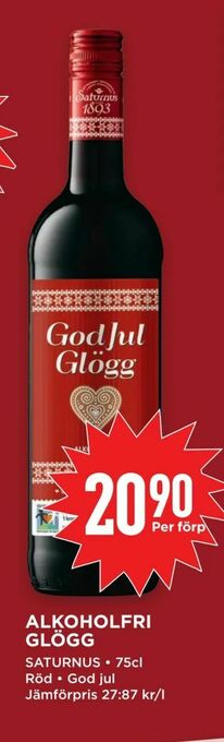 Willys Alkoholfri glögg erbjuda