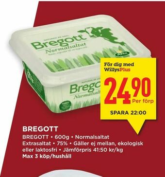 Willys Hemma Bregott erbjuda