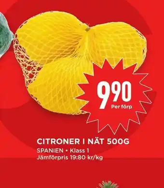 Willys Hemma Citroner i nät 500g erbjuda