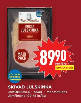 Willys Hemma Skivad julskinka erbjuda