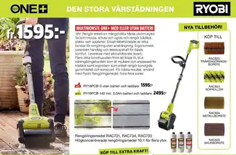 Bauhaus Ryobi Plattrensare erbjuda