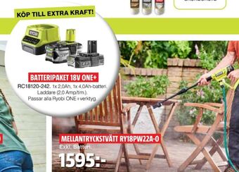 Bauhaus Ryobi Högtryckstvätt erbjuda
