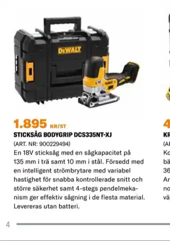DeWalt Sticksåg