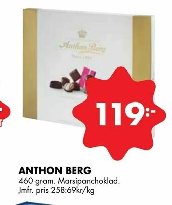 ÖoB Anthon berg erbjuda