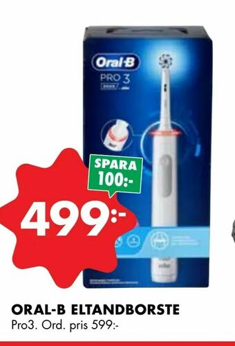 ÖoB Oral-b eltandborste erbjuda