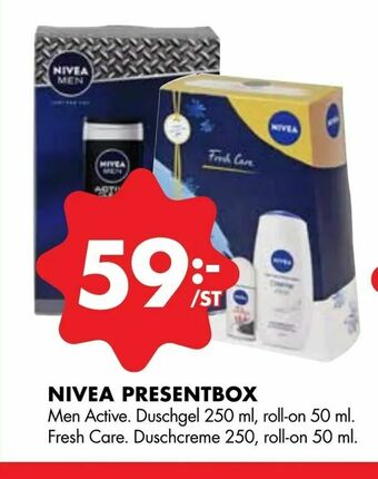 ÖoB Nivea presentbox erbjuda