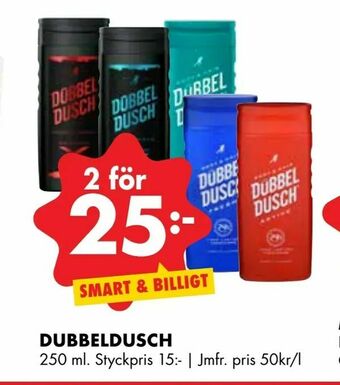 ÖoB Dubbeldusch erbjuda
