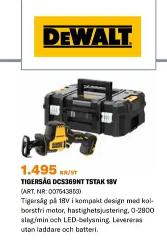Beijer DeWalt Tigersåg erbjuda