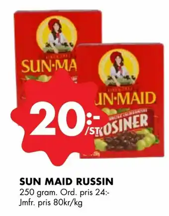 Sun maid russin