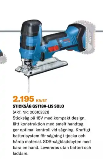 Beijer Blå Sticksåg erbjuda