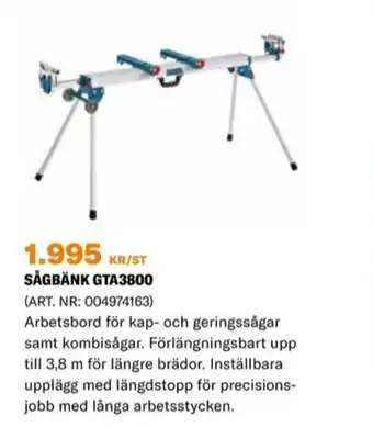 Blå Sågstativ