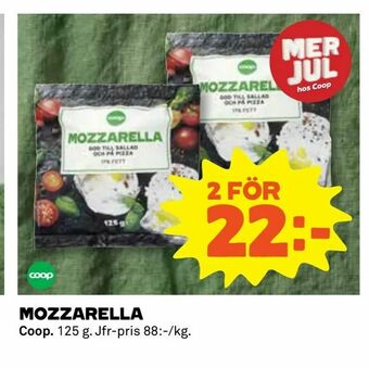 Coop Mozzarella erbjuda