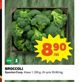 Coop Broccoli erbjuda