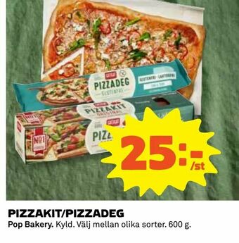 Coop Pizzakit/pizzadeg erbjuda