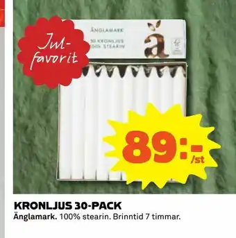 Kronljus 30-pack