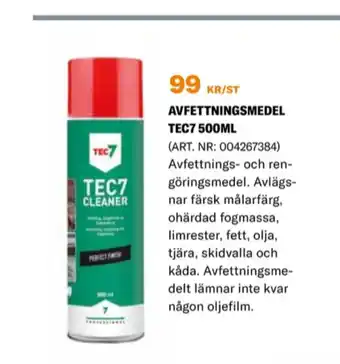 Tec7 Avfettning