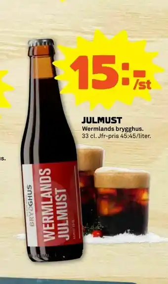 Coop Extra Julmust erbjuda