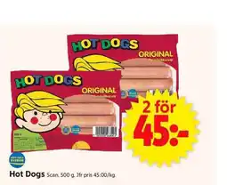 ICA Supermarket Hot Dogs Scan erbjuda