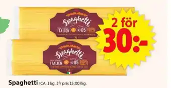 ICA Supermarket Spaghetti erbjuda