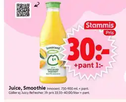 ICA Supermarket Juice, Smoothie erbjuda