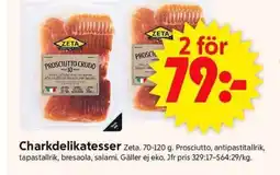 ICA Supermarket Charkdelikatesser Zeta. erbjuda
