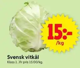 ICA Supermarket Svensk vitkål erbjuda
