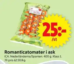 ICA Supermarket Romanticatomater i ask erbjuda