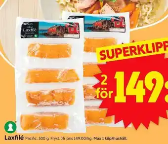 ICA Supermarket Laxfilé erbjuda