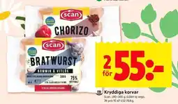 ICA Kvantum Kryddiga korvar erbjuda