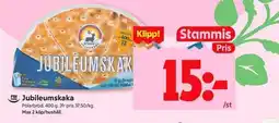 ICA Kvantum Jubileumskaka erbjuda